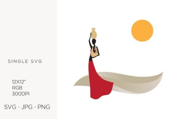 African Woman and Dune Sand, Desert: A Versatile Digital Asset for Modern Creators