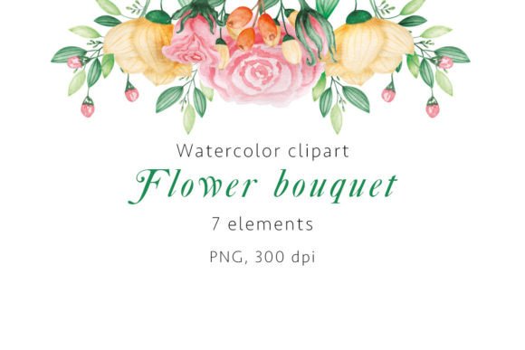 Choosing the Right Flower Bouquet Watercolor Clipart, PNG for Your Creative Projects