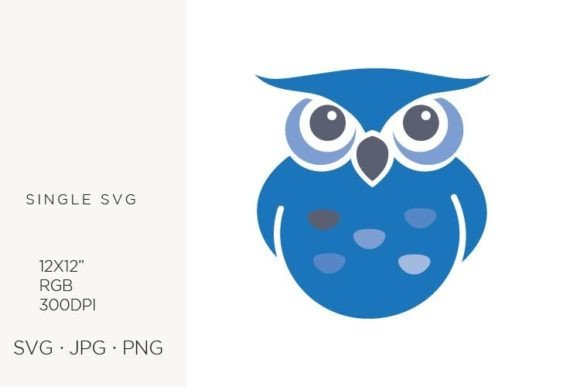 Cute Little Owl on White: A Versatile Digital Asset for Modern Design Projects