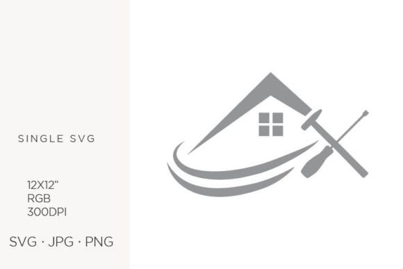 House and Crossed Repair Tools: Elevating Your Brand with Professional SVG Graphics