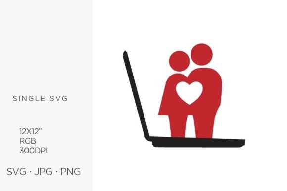 Laptop, Love Couple and Heart: Bridging Digital Design with Emotional Storytelling