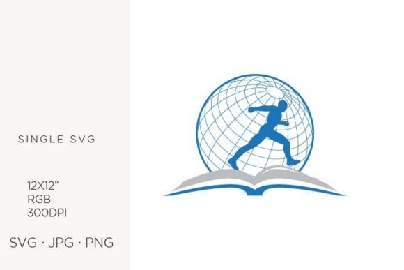 Open Book, Runner & Globe: Visual Assets