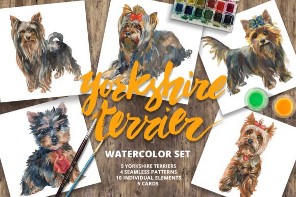 Yorkshire Terrier Watercolor Set: A Creative Guide